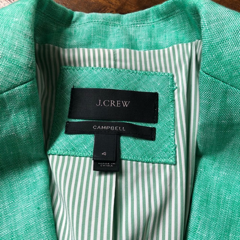 Jcrew linen Campbell blazer